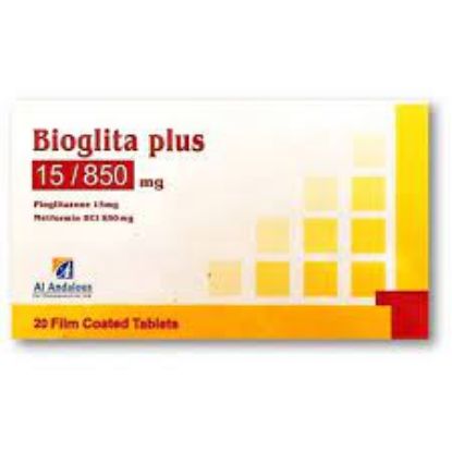 Picture of BIOGLITA PLUS 15/500MG 30 F.C.TABS.