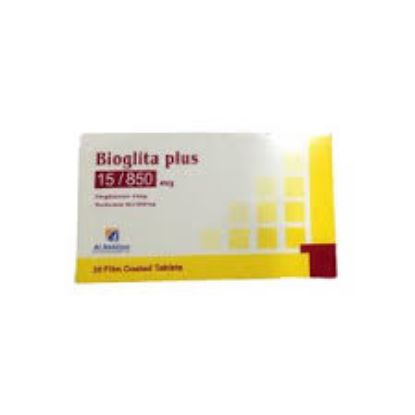 Picture of BIOGLITA PLUS 15/850MG 20 F.C.TABS.