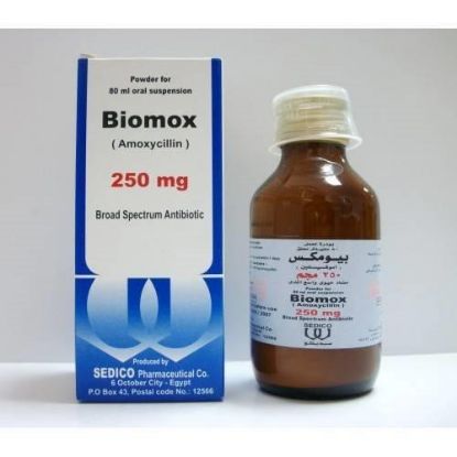 Picture of BIOMOX 250MG/5ML SUSP. 80ML
