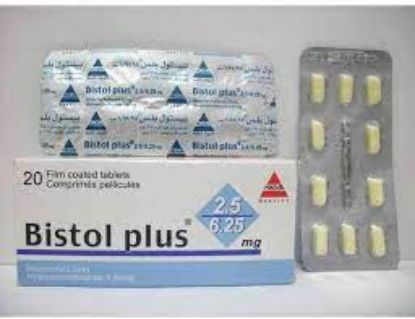 Picture of BISTOL PLUS 5/6.25MG 20 F.C.TAB.