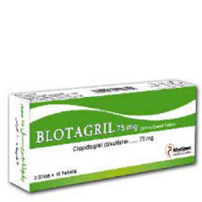 Picture of BLOTAGRIL 75MG 30 F.C. TABS.