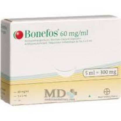Picture of BONEFOS 60MG/ML (5ML) 5 CONCENTRATE AMP.