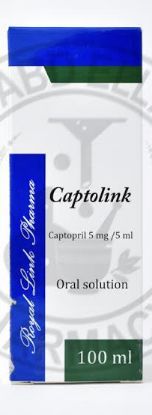 Picture of CAPTOLINK 5MG/ML SYRUP 100 ML