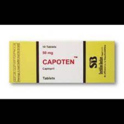 Picture of CAPTOPRIL - ALEXANDRIA 50MG 10 TABS.