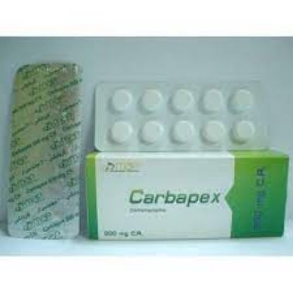 Picture of CARBAPEX 200 MG 30 TABS.