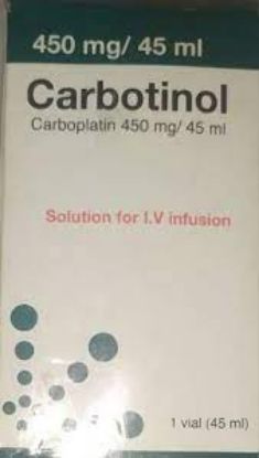 Picture of CARBOTINOL 450MG/45ML I.V. INF. VIAL