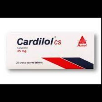 Picture of CARDILOL 25MG 30 TAB.