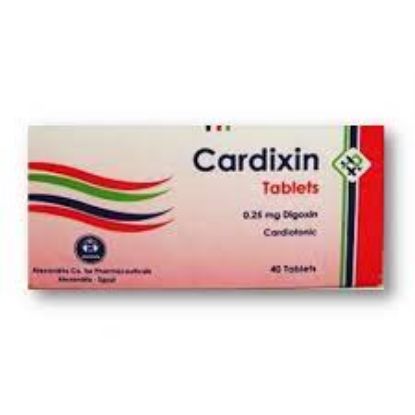 Picture of CARDIXIN 0.25 MG 40 TABS.