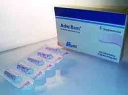 Picture of ADWIFLAM 12.5MG INFANTS 5 SUPP.