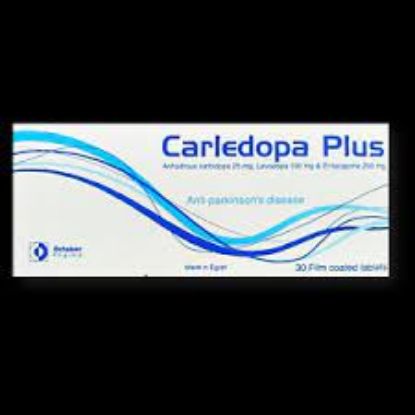 Picture of CARLEDOPA PLUS 100/25/200MG 30 F.C. TABS.