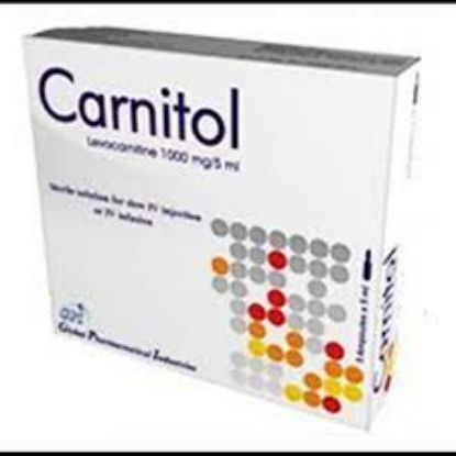 Picture of CARNITOL 1GM/5ML 5 I.V. AMP.