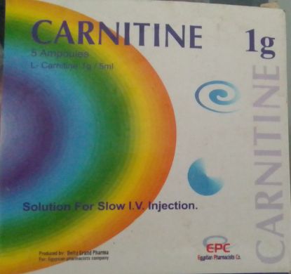Picture of CARNIVITA 1GM/5ML 5 I.V. AMP.