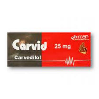 Picture of CARVID 25MG 20 TAB.