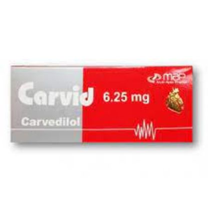 Picture of CARVID 6.25MG 20 TAB.