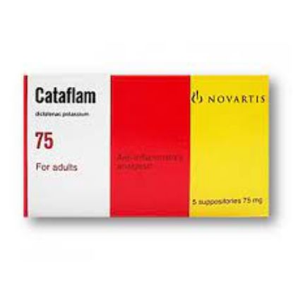 Picture of CATAFLAM 75MG 5 SUPP.