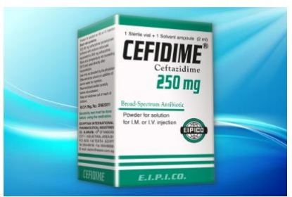 Picture of CEFIDIME 250MG VIAL