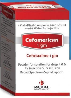 Picture of CEFOMERICAN 1 GM I.M./I.V. VIAL