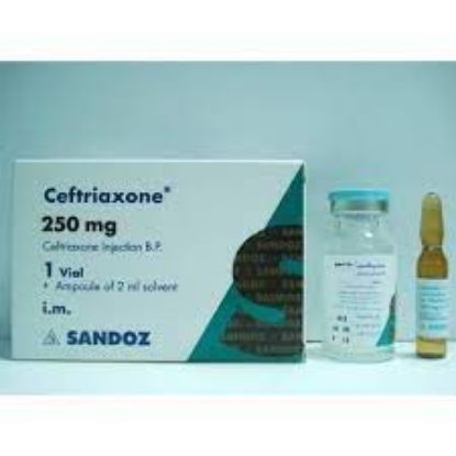 Picture of CEFTRIAXONE-SANDOZ 250 MG I.M. VIAL