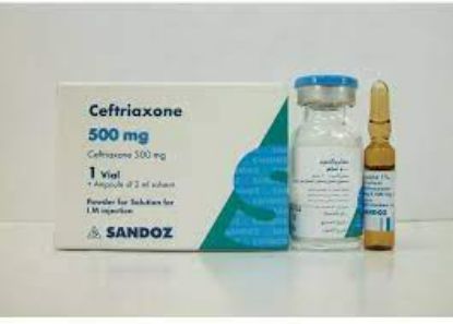 Picture of CEFTRIAXONE-SANDOZ 500 MG I.M. VIAL