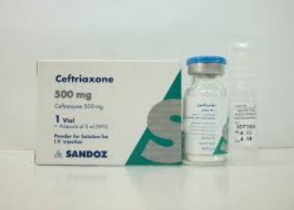 Picture of CEFTRIAXONE-SANDOZ 500 MG I.V. VIAL