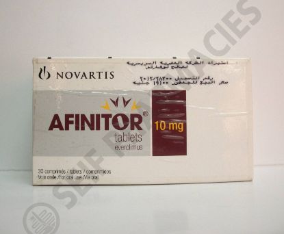 Picture of AFINITOR 10 MG 30 TABS.