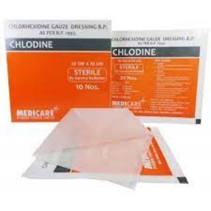 Picture of CHLORHEXIDINE 0.5% 10*10 GAUZE DRESSING