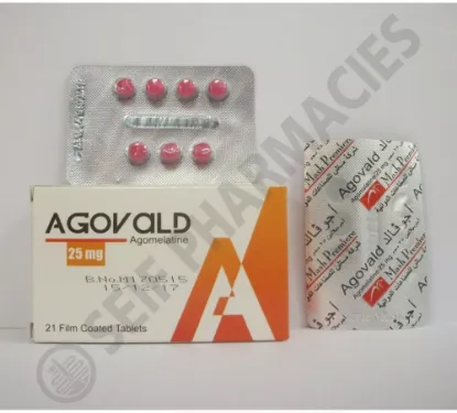 Picture of AGOVALD 25 MG 21 F.C.TABS.