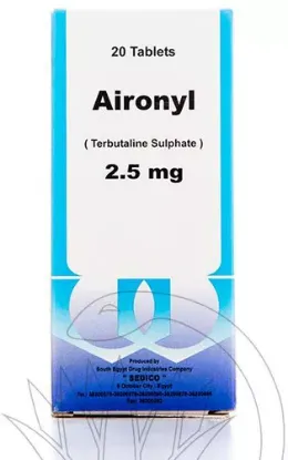 Picture of AIRONYL 2.5 MG 20 TABS.