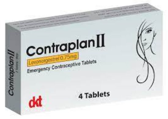 Picture of CONTRAPLAN II 0.75 MG 4 TABS.