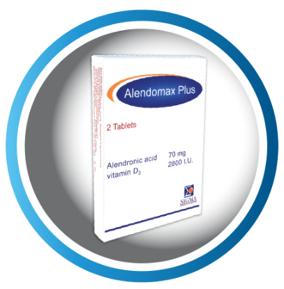 Picture of ALENDOMAX PLUS 70MG/2800 I.U. 2 TABS.