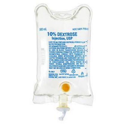 Picture of DEXTROSE 10% (EL NILE) I.V. INF. 500 ML (RUBBER CAP)