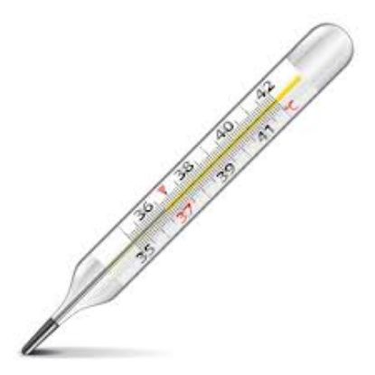 Picture of Medical Wide Mercury Thermometer For Body Temperature Meter