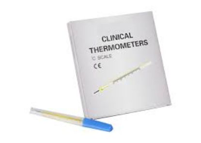 Picture of Medical Twisted Mercury Thermometer For Body Temperature Meter