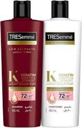 Picture of Tresemmé Keratin Smooth & Straight Shampoo & Conditioner 400 Ml ( Package 1+1 )