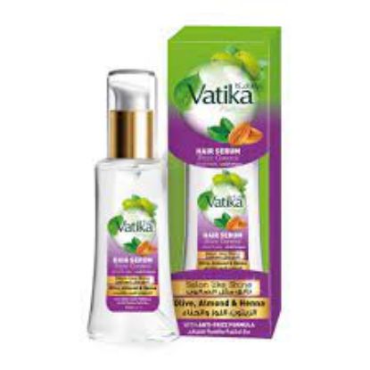 Picture of Dabur Vatika Naturals Frizz Control Hair Serum Olive, Almond & Henna 47 ml ( Discount 15% )