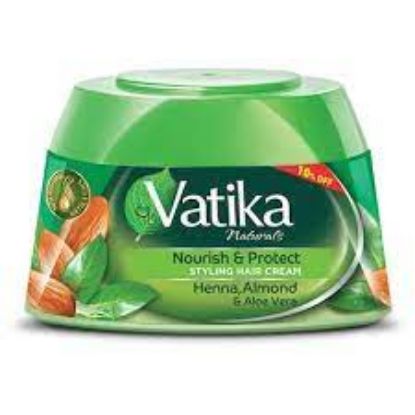 Picture of Dabur Vatika Naturals Nourish & Protect Styling Hair Cream with Henna, Almond & Aloe Vera 190 ml ( Discount 15% )