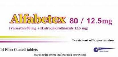 Picture of ALFABETEX 80/12.5MG 14 F.C. TABS.