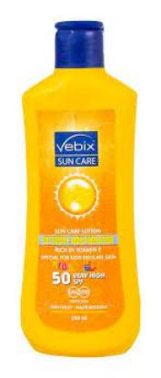 Picture of Vebix Sun Care Lotion SPF 50 For kids 200 ml
