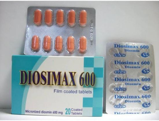Picture of DIOSIMAX 600 MG 20 F.C. TABS.