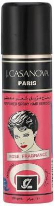 Picture of J.casanova perfumed spray hair remover - rose - 150 gm.