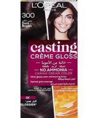 Picture of L'Oreal Paris Casting Creme Gloss Tone On Tone 300 Dark Brown