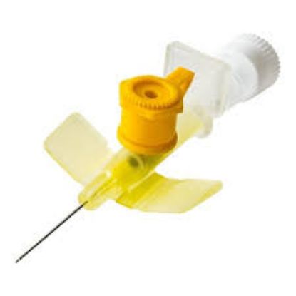 Picture of Plastic Sterilized IV Cannula Size 24 Yellow