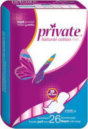 Picture of Private Maxi Pocket Super 26 Pads