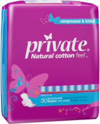 Picture of Private Maxi Pocket Normal 30 Pads