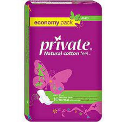 Picture of Private Maxi Normal 16 Pads