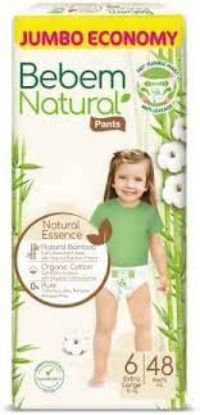 Picture of Bebem Natural Junior Baby Diapers, Size 6-48 Pieces