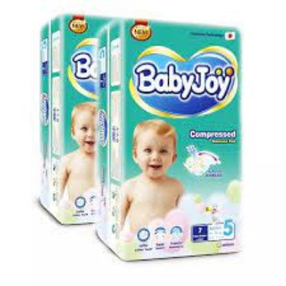 Picture of Babyjoy Diapers Offer 2 Packet, Size 5, 7 Pieces