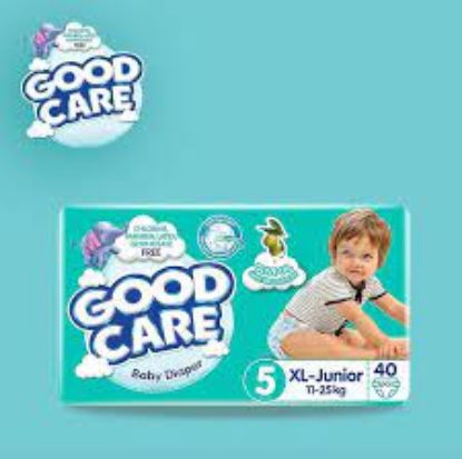 Picture of Good Care Baby Diapers - Twin Pack - Junior Size 5 - 40 Pieces