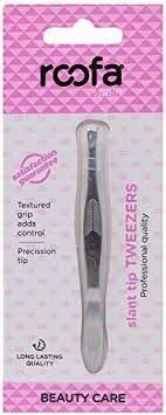 Picture of Roofa Spain Aluminum Slant Tip Tweezers - 001BC