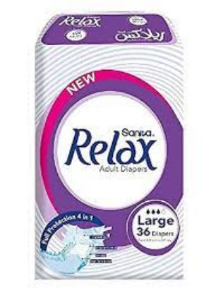 Picture of Relax Adult Diapers Medium 12 diapers